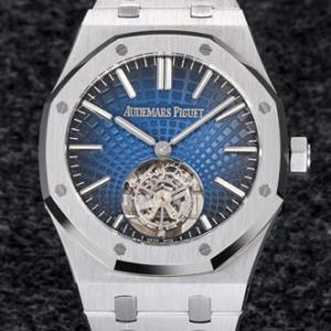 Replica Audemars Piguet Watches - Royal Oak Blue Dial Tourbillon