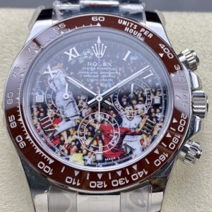 IPK Modified Customized Replica Rolex Daytona Watches : The Cristiano Ronaldo Brown ceramics Edition