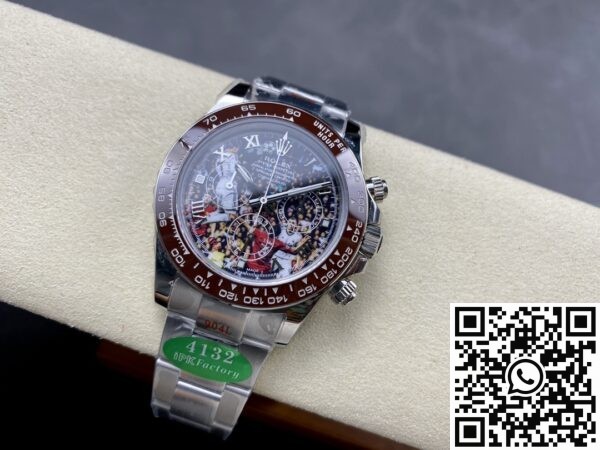 IPK Modified Customized Replica Rolex Daytona Watches : The Cristiano Ronaldo Brown ceramics Edition