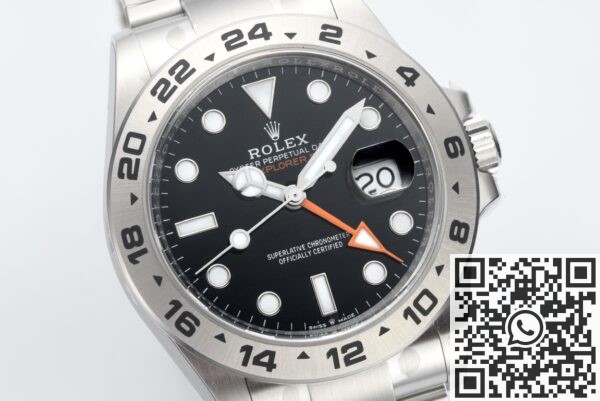 Clean Factory 226570 New Replica Rolex Explorer2 Black Dial with 3285 Movement