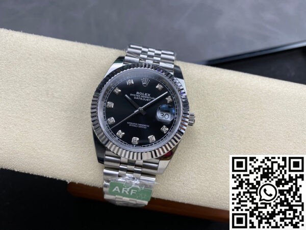 ARF Factory Fake Rolexs Datejust M126334-0012 black Watch