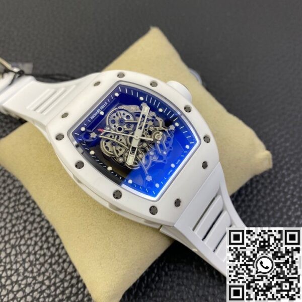 ZF Richard Mille RM055 White Ceramic Watch