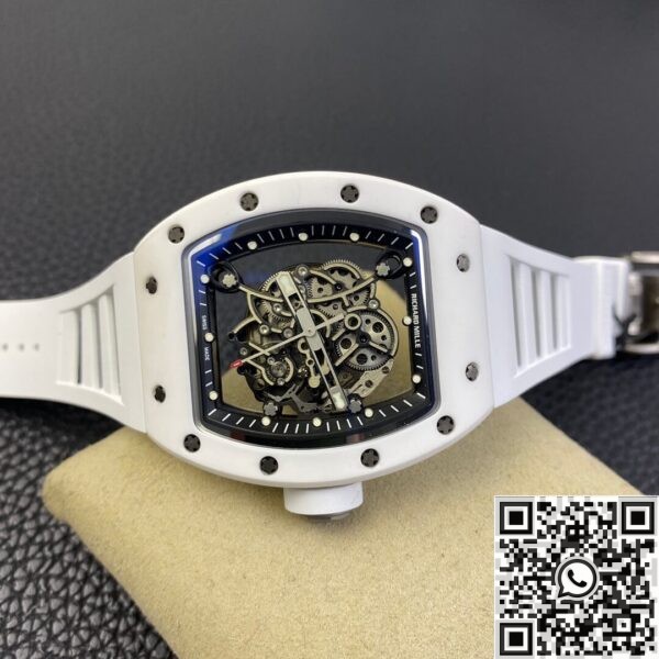 ZF Richard Mille RM055 White Ceramic Watch