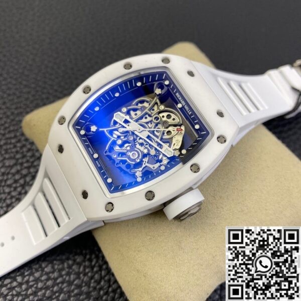 ZF Richard Mille RM055 White Ceramic Watch