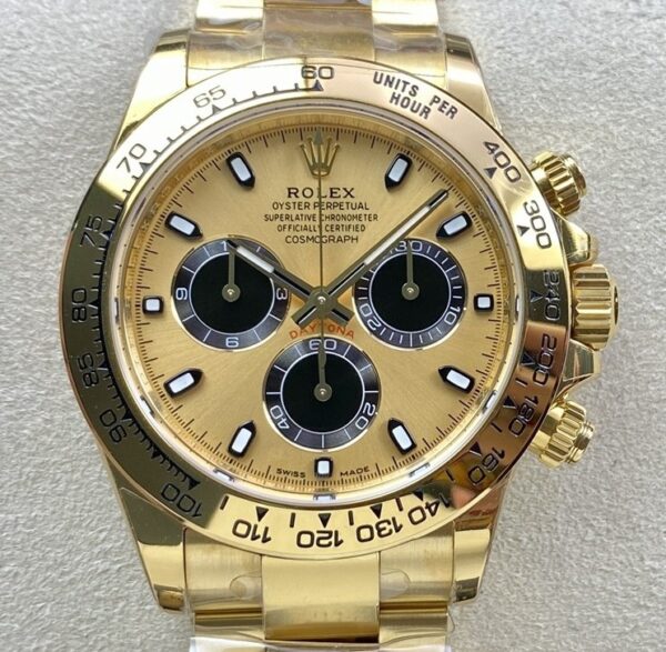 BT Daytona Rolex M116508-0014 Gold Watches