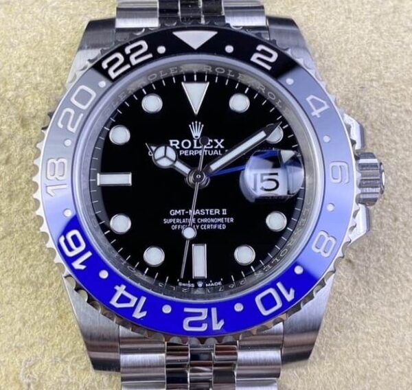 Clean Factory Fake GMT Rolex Master M126710BLNR-0002