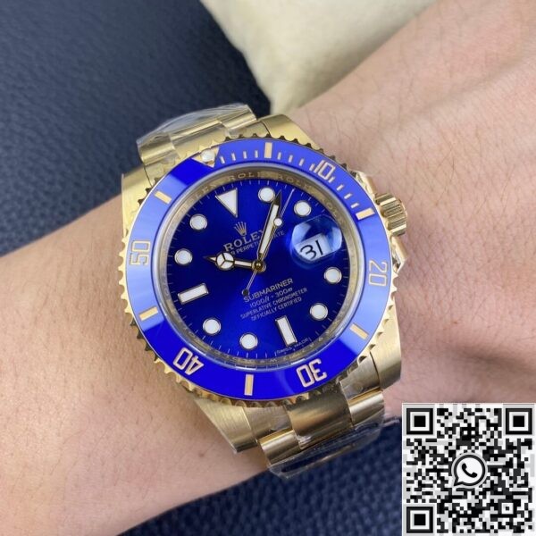 Clean Factory Fake Rolex Submariner M116618LB-0003 Watch