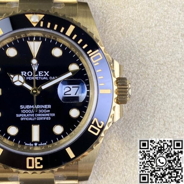 Clean Factory Submariner Watches Rolex M126618LN-0002 Gold