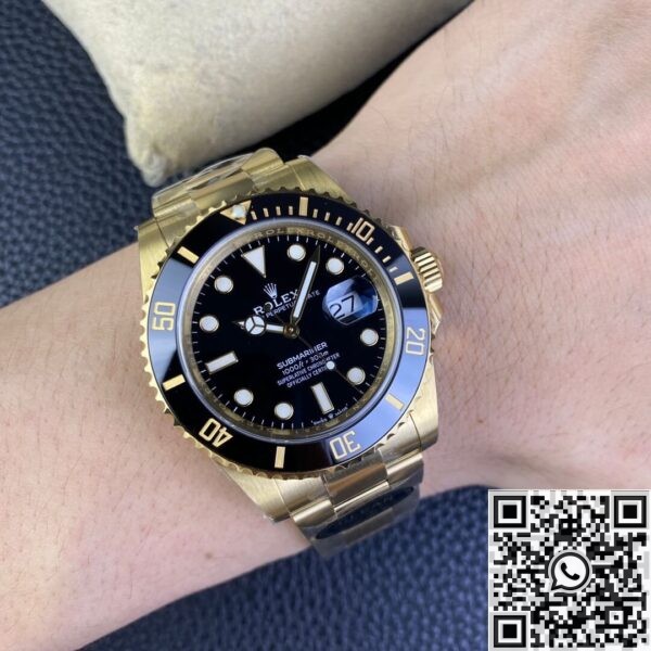 Clean Factory Submariner Watches Rolex M126618LN-0002 Gold