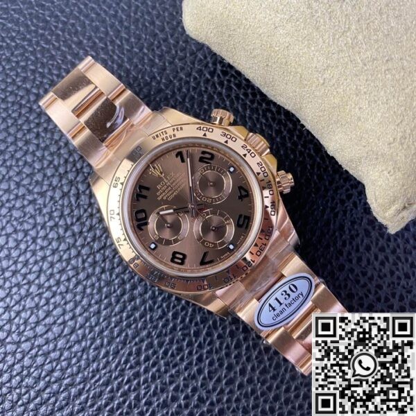 Clean Rose Gold Watch Clean Factory - Rolex Daytona M116505