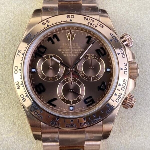 Clean Rose Gold Watch Clean Factory - Rolex Daytona M116505