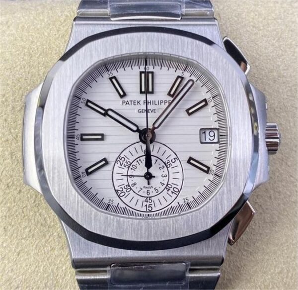 Patek Philippe Watches Replica - Nautilus 5980/1A-019 White Dia