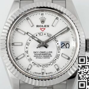 Rolex Sky Dweller watch ZF Factory M336934-0004 White Dial