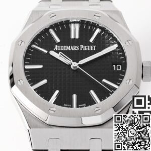 ZF Royal Oak Watch AP 15510ST.OO.1320ST.07 Black Dial