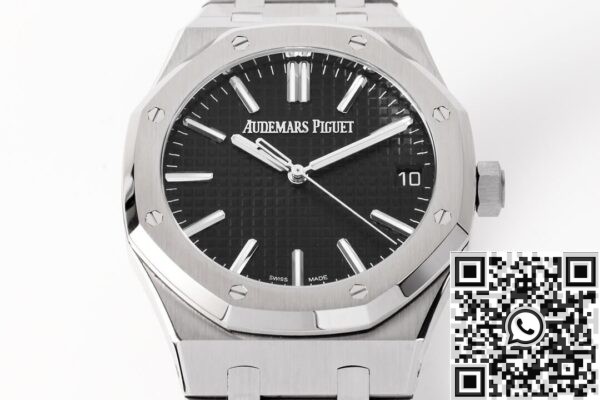 ZF Royal Oak Watch AP 15510ST.OO.1320ST.07 Black Dial