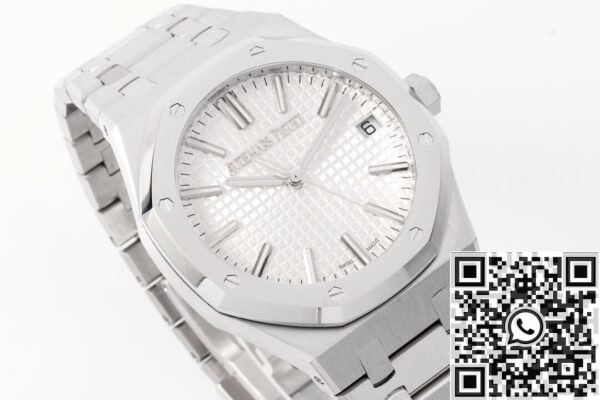 Royal Oak ZF Watch AP 15510ST.OO.1320ST.08 silver Dial