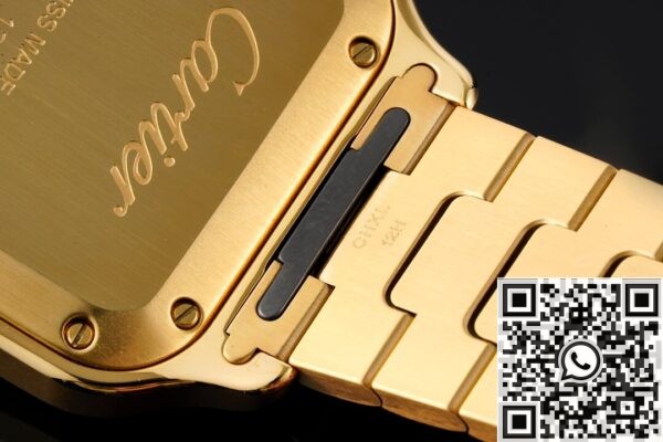 Cartier Watch Replica BV Factory De Santos WJSA0010 Gold