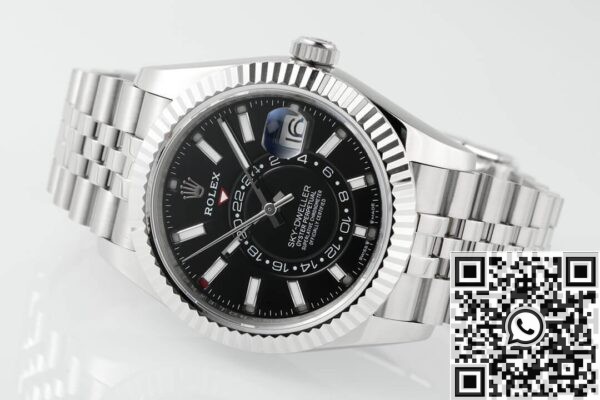 Rolex Replica Bright Black ZF Sky Dweller M336934-0008 Dial