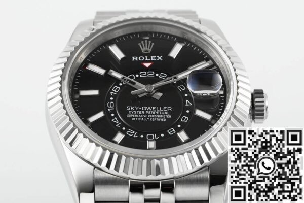 Rolex Replica Bright Black ZF Sky Dweller M336934-0008 Dial