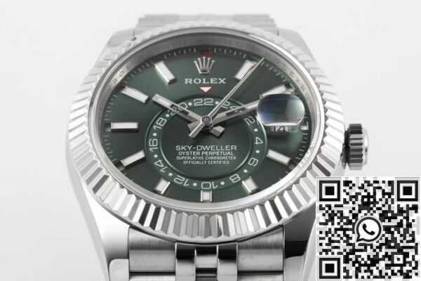 Rolex Replica Mint Green ZF Sky Dweller M336934-0002 Dial