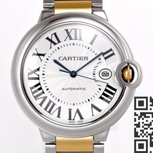 AF Cartier Replica Ballon Bleu De W2BB0031 Silver Dial