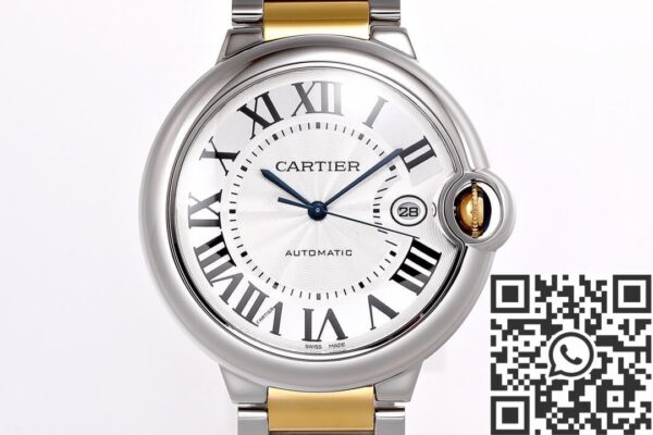 AF Cartier Replica Ballon Bleu De W2BB0031 Silver Dial