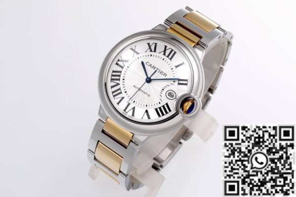 AF Cartier Replica Ballon Bleu De W2BB0031 Silver Dial