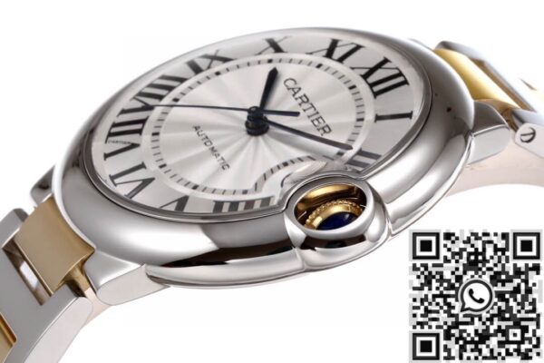 AF Cartier Replica Ballon Bleu De W2BB0031 Silver Dial