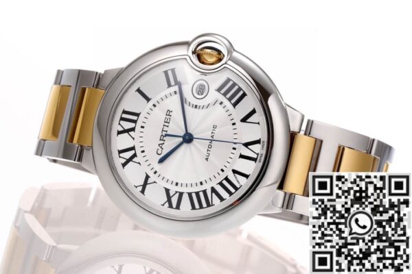 AF Cartier Replica Ballon Bleu De W2BB0031 Silver Dial