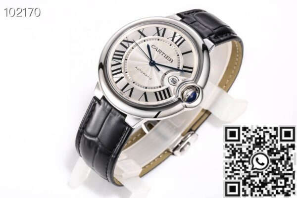 Cartier Watch Replica AF Ballon Bleu WSBB0026 Silver Gray Dial