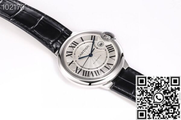 Cartier Watch Replica AF Ballon Bleu WSBB0026 Silver Gray Dial