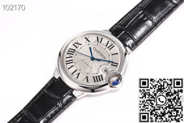 Cartier Watch Replica AF Ballon Bleu WSBB0026 Silver Gray Dial