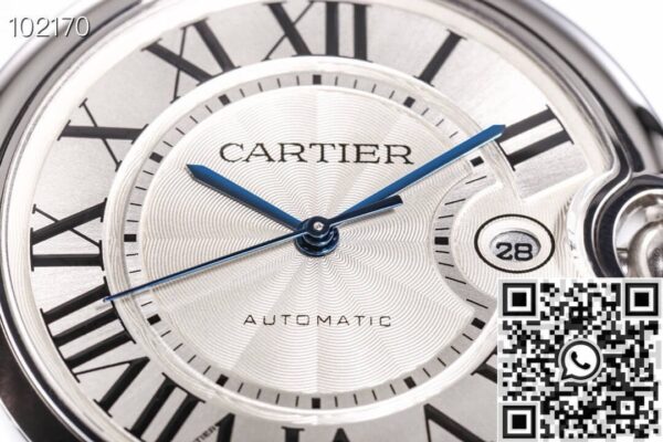 Cartier Watch Replica AF Ballon Bleu WSBB0026 Silver Gray Dial