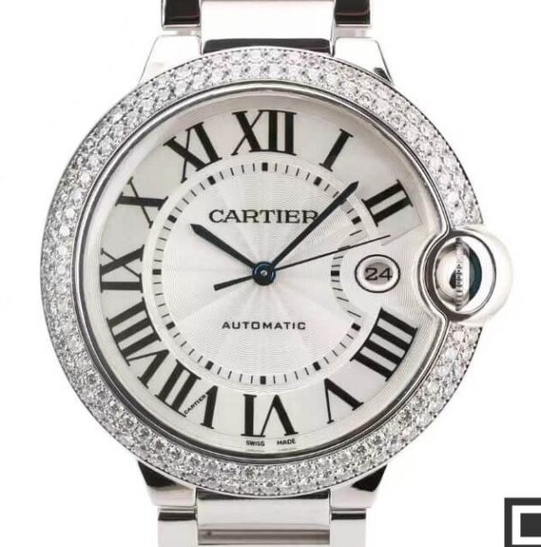 Cartier Replica AF Ballon Bleu WE9009Z3 Silver Dial Size 42mm