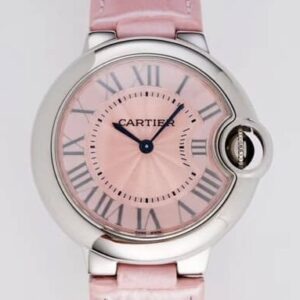 Cartier Pink Belt AF Factory Ballon Bleu De Size 33 Quartz