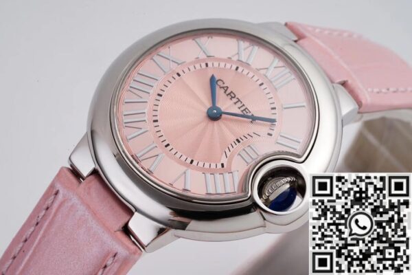 Cartier Pink Belt AF Factory Ballon Bleu De Size 33 Quartz