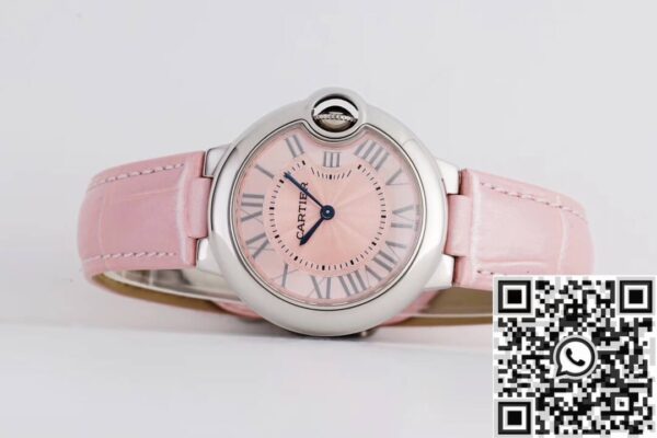 Cartier Pink Belt AF Factory Ballon Bleu De Size 33 Quartz