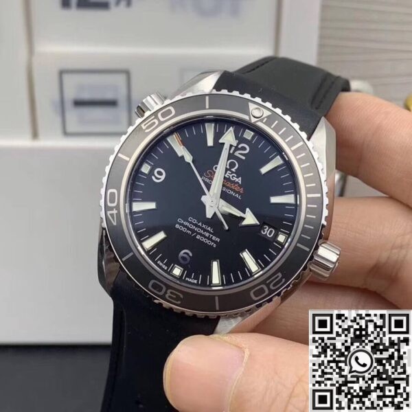 VS Omega Black Dial Seamaster Diver 600M 232.32.42.21.01.003