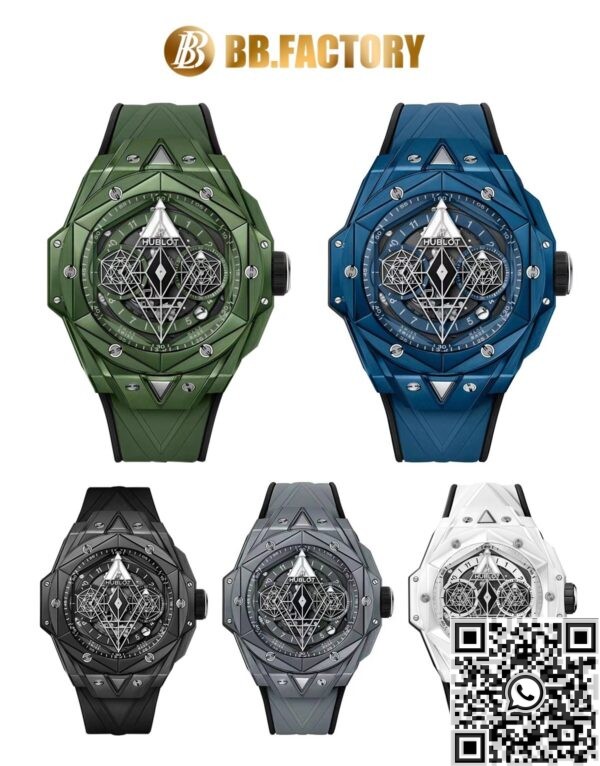 Hublot Watches Replicas Big Bang Sang II Blue Ceramics