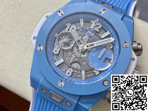 Hublot Replicas - BBF Factory Big Bang Unico Light Blue