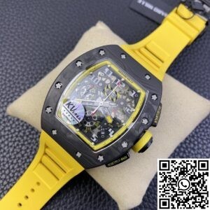 Richard Mille Fake Felipe Massa - RM011 Yellow Rubber