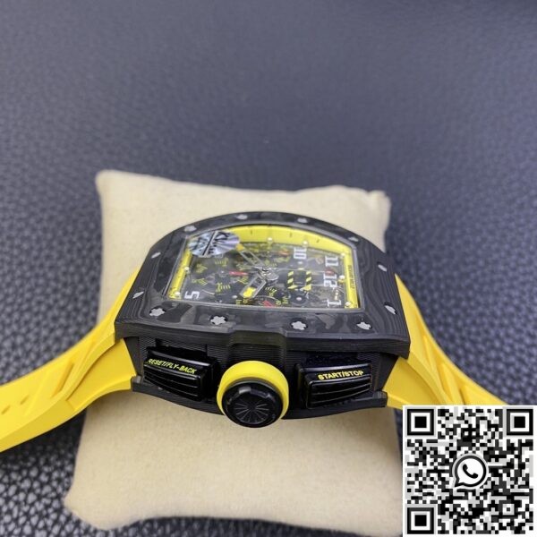 Richard Mille Fake Felipe Massa - RM011 Yellow Rubber