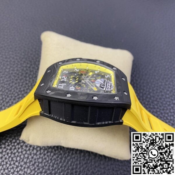 Richard Mille Fake Felipe Massa - RM011 Yellow Rubber