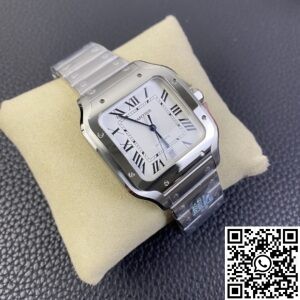 Fake Cartier Santos - BV Factory WSSA0009 White Dial