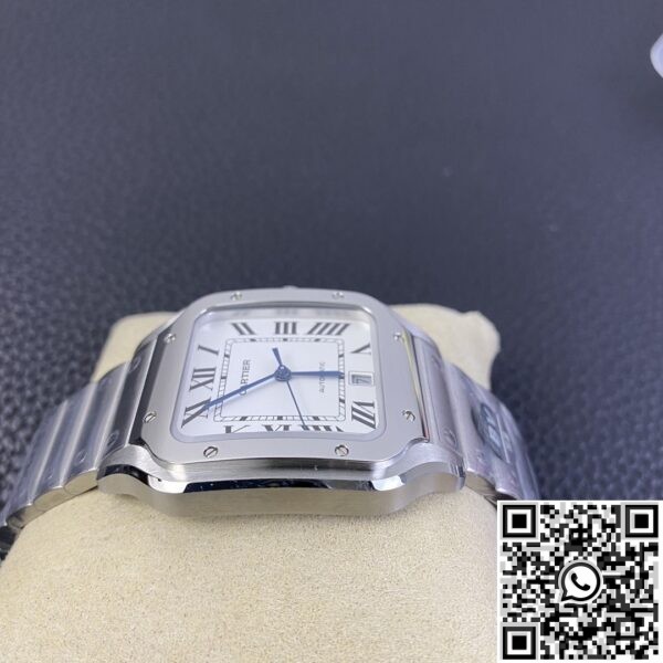 Fake Cartier Santos - BV Factory WSSA0009 White Dial