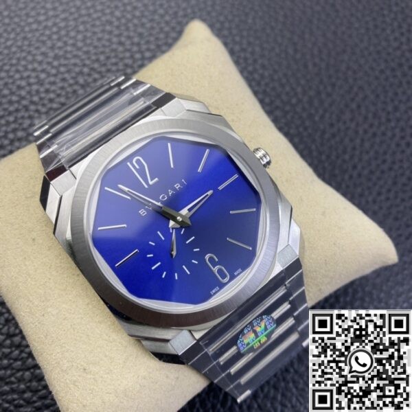 Bvlgari Fake - BV Factory Octo Finissimo 103431 Blue Dial