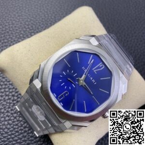 Bvlgari Fake - BV Factory Octo Finissimo 103431 Blue Dial