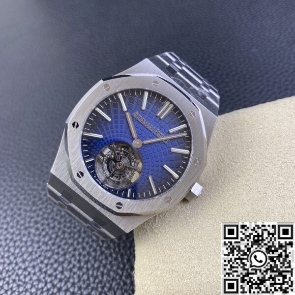 Replica Audemars Piguet Watches - Royal Oak Blue Dial Tourbillon