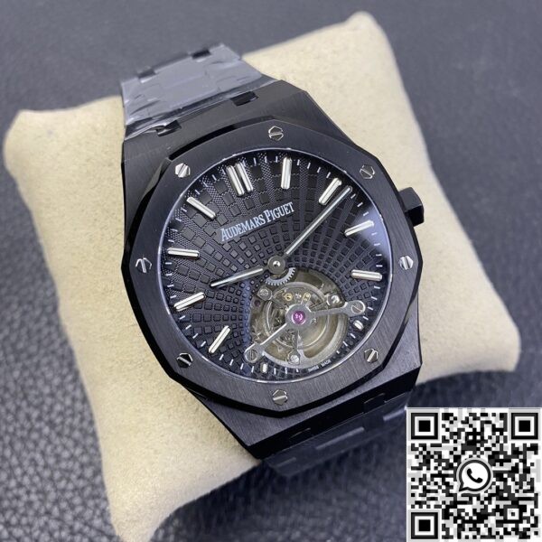 Replicas Audemars Piguet - Royal Oak Black Dial Tourbillon