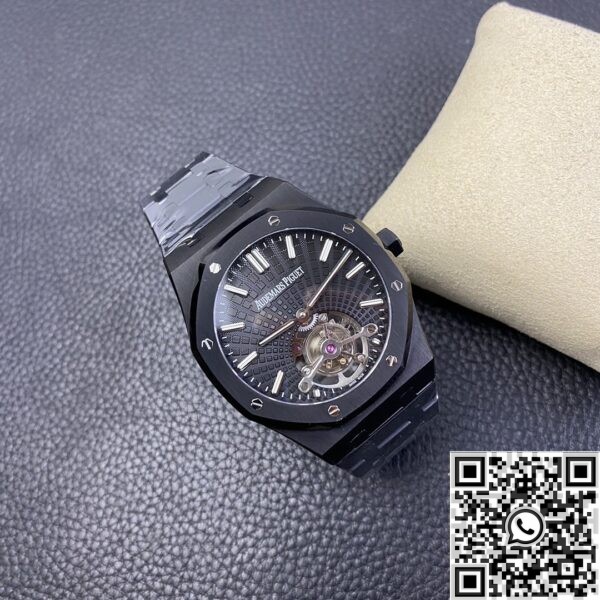 Replicas Audemars Piguet - Royal Oak Black Dial Tourbillon